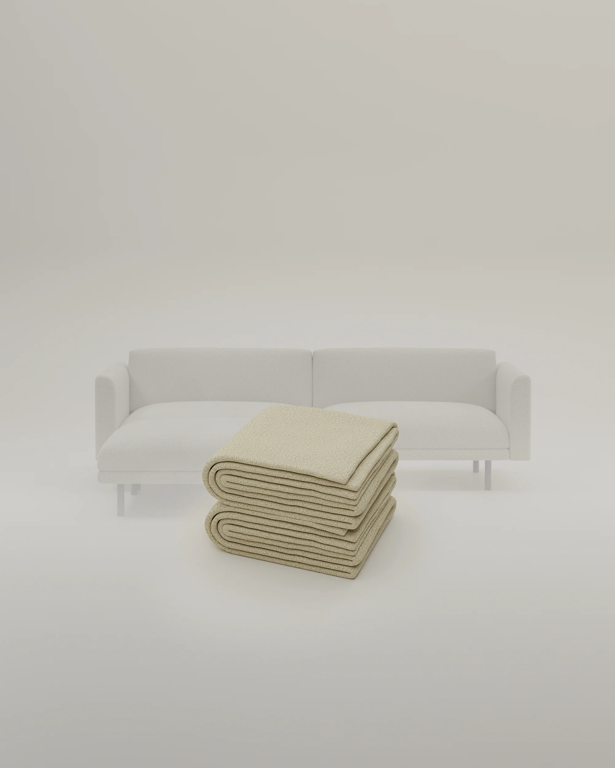Stoffbezug - Modulares Sofa Aera 2.5-Sitzer mit Hocker und Schlaffunktion - Image 20
