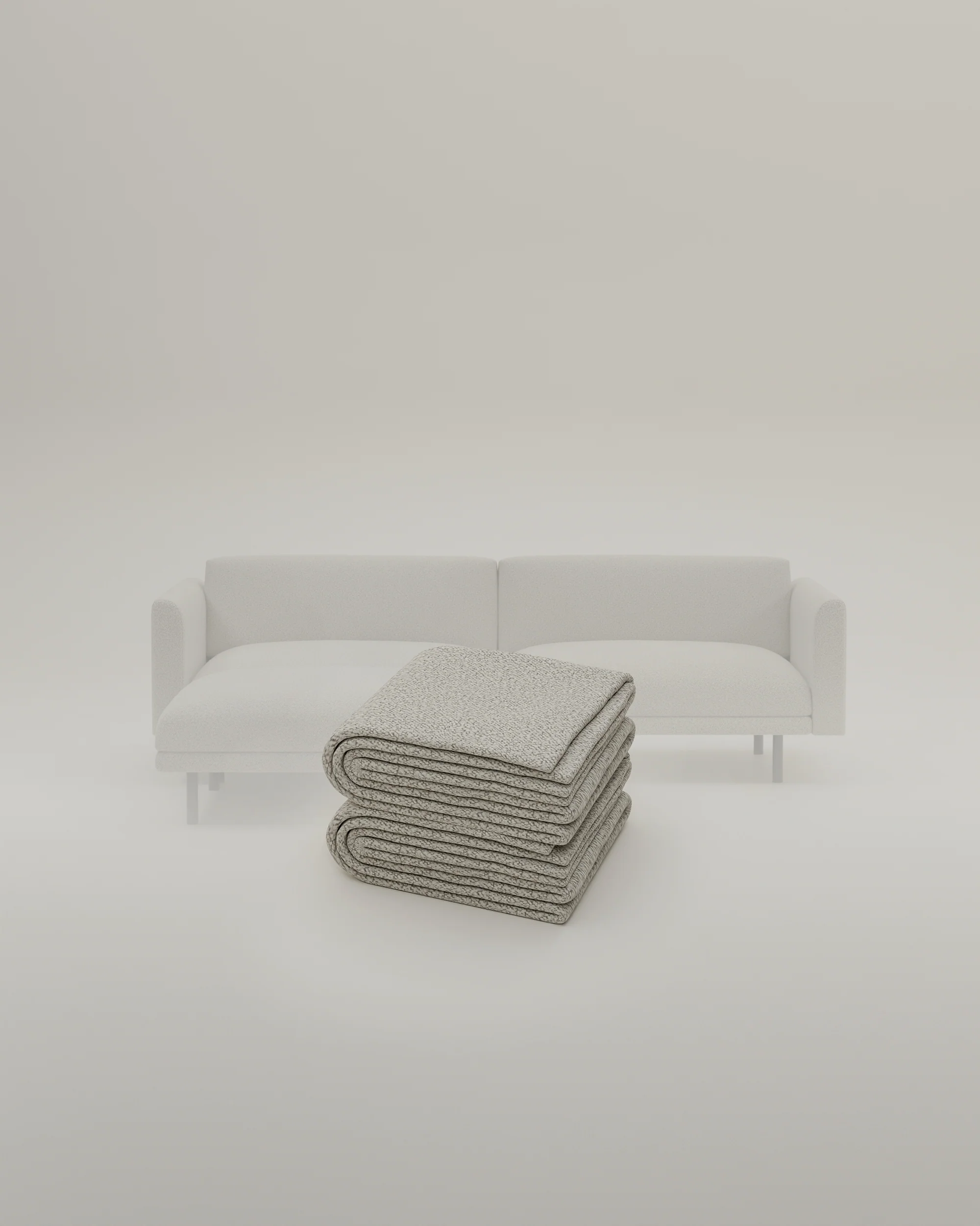 Stoffbezug - Modulares Sofa Aera 2.5-Sitzer mit Hocker und Schlaffunktion - Image 23