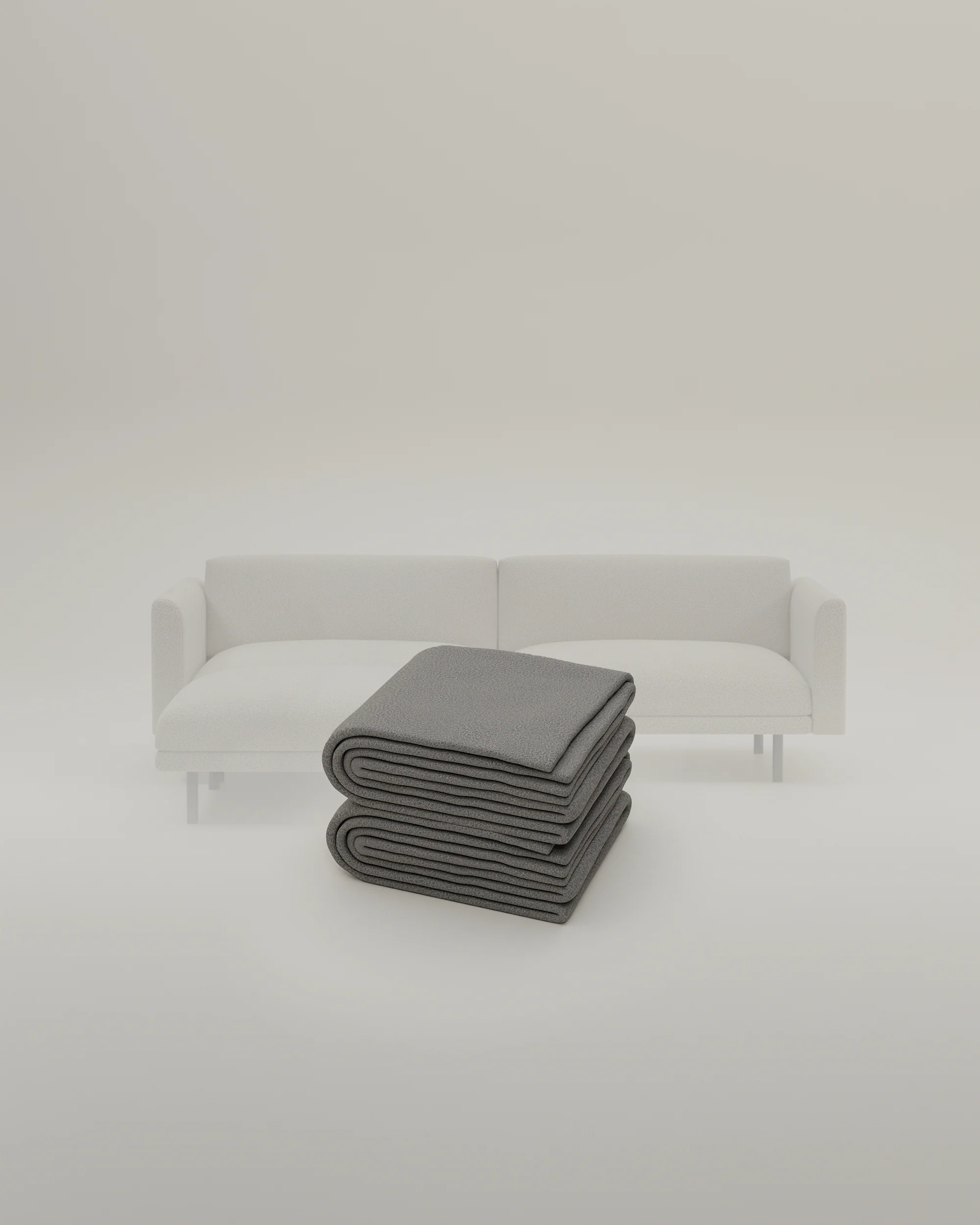 Stoffbezug - Modulares Sofa Aera 2.5-Sitzer mit Hocker und Schlaffunktion - Image 31