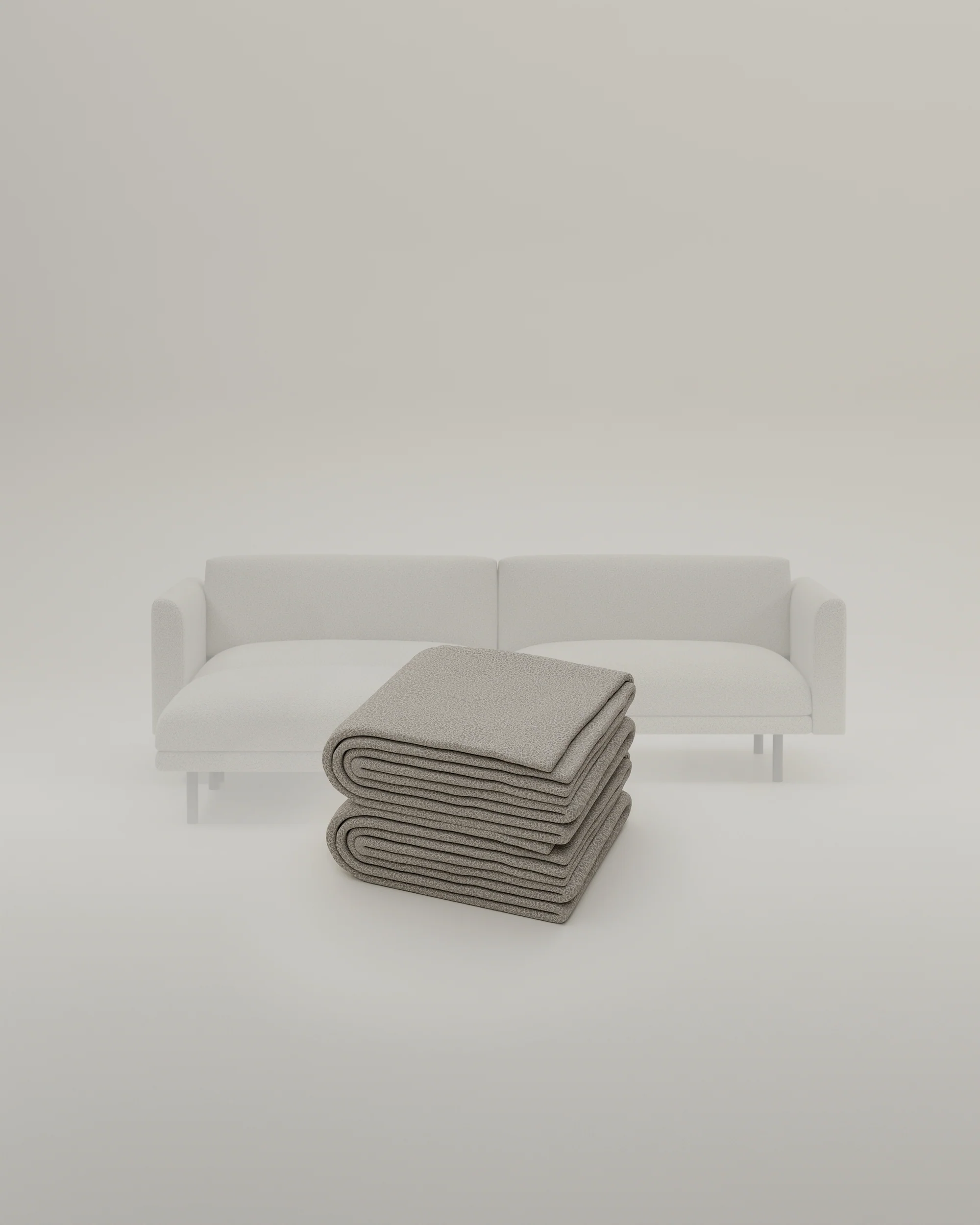 Stoffbezug - Modulares Sofa Aera 2.5-Sitzer mit Hocker und Schlaffunktion - Image 35