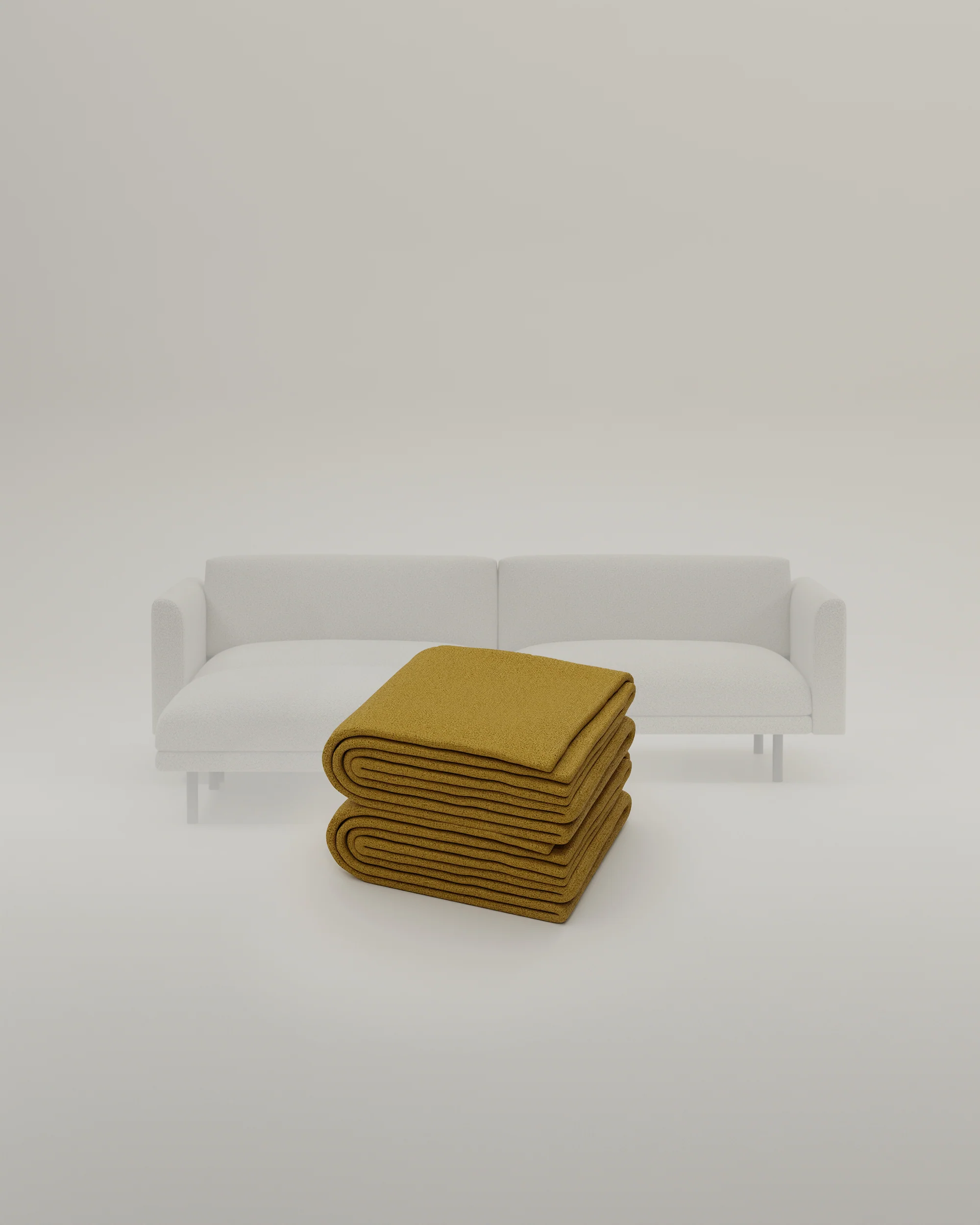 Stoffbezug - Modulares Sofa Aera 2.5-Sitzer mit Hocker und Schlaffunktion - Image 44