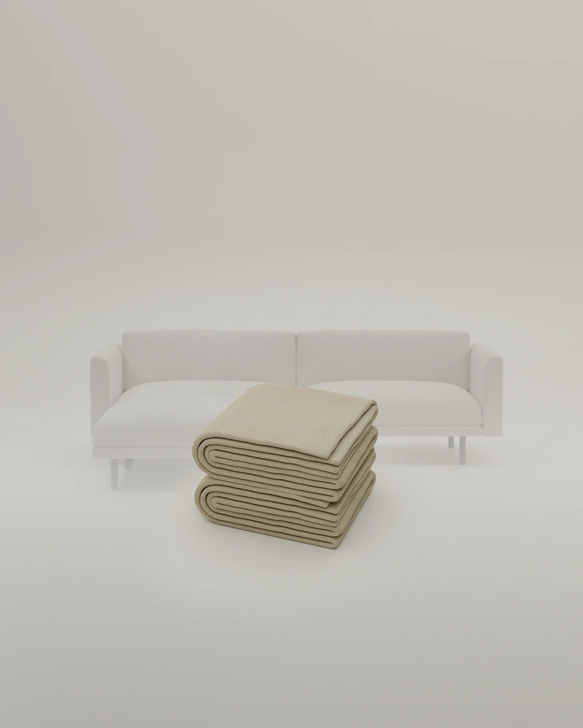 Stoffbezug - Modulares Sofa Aera 2.5-Sitzer mit Hocker und Schlaffunktion - Image 55