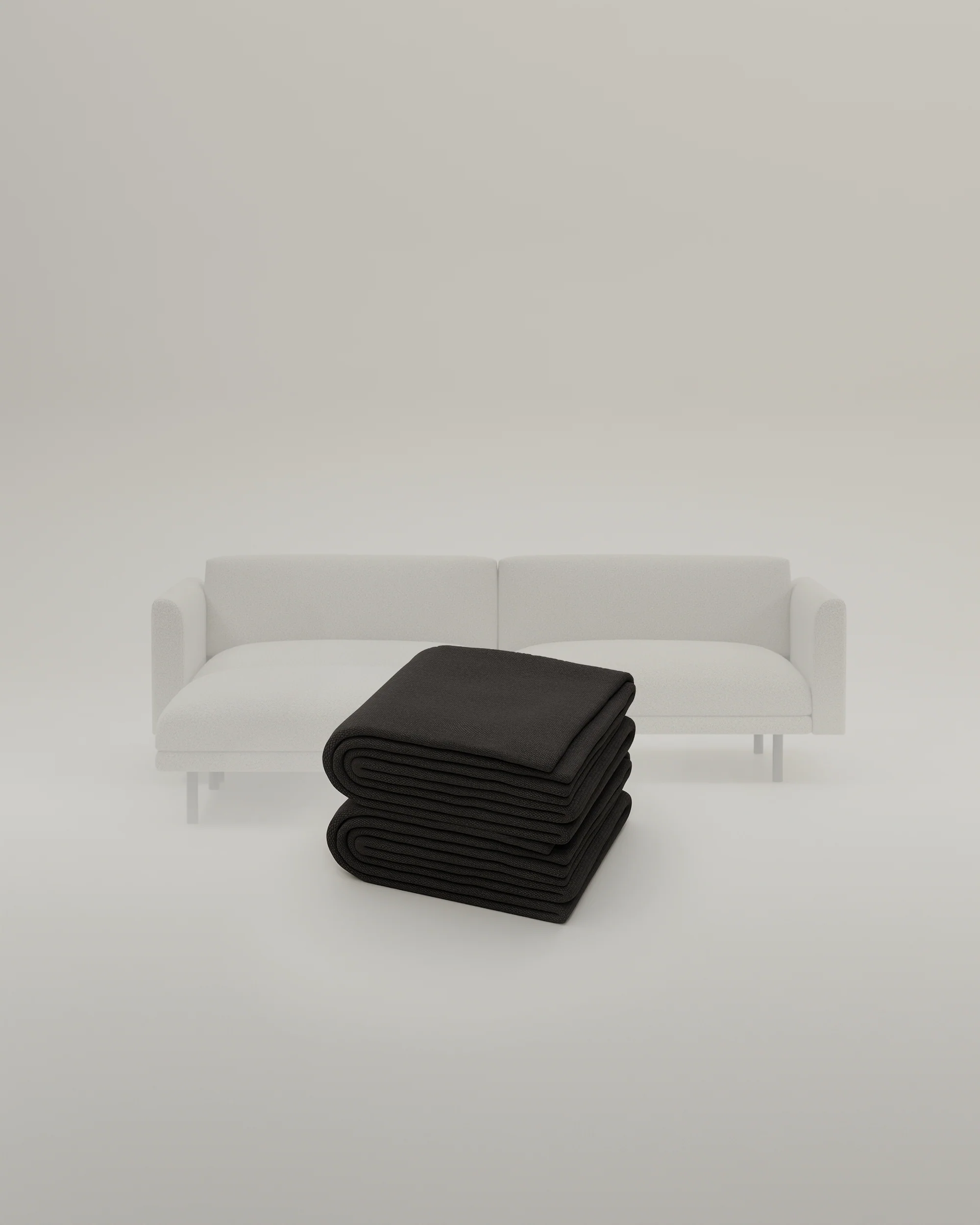 Stoffbezug - Modulares Sofa Aera 2.5-Sitzer mit Hocker und Schlaffunktion - Image 57