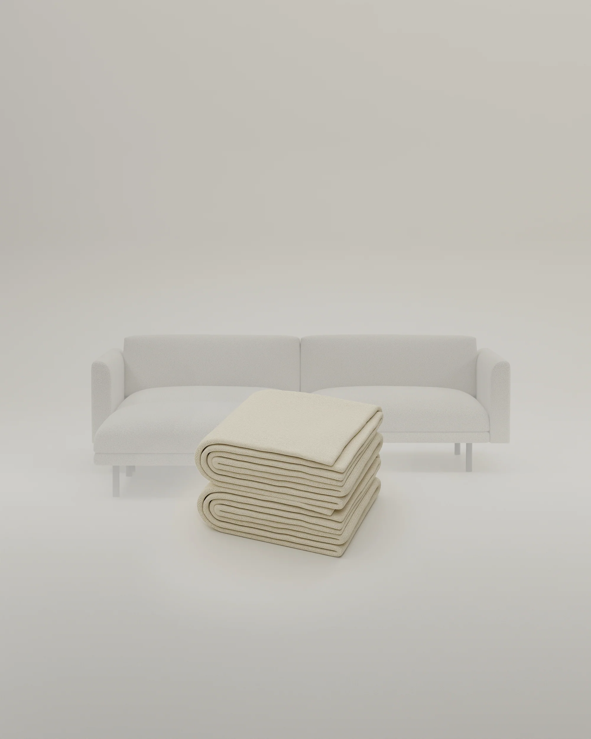 Stoffbezug - Modulares Sofa Aera 2.5-Sitzer mit Hocker und Schlaffunktion - Image 59