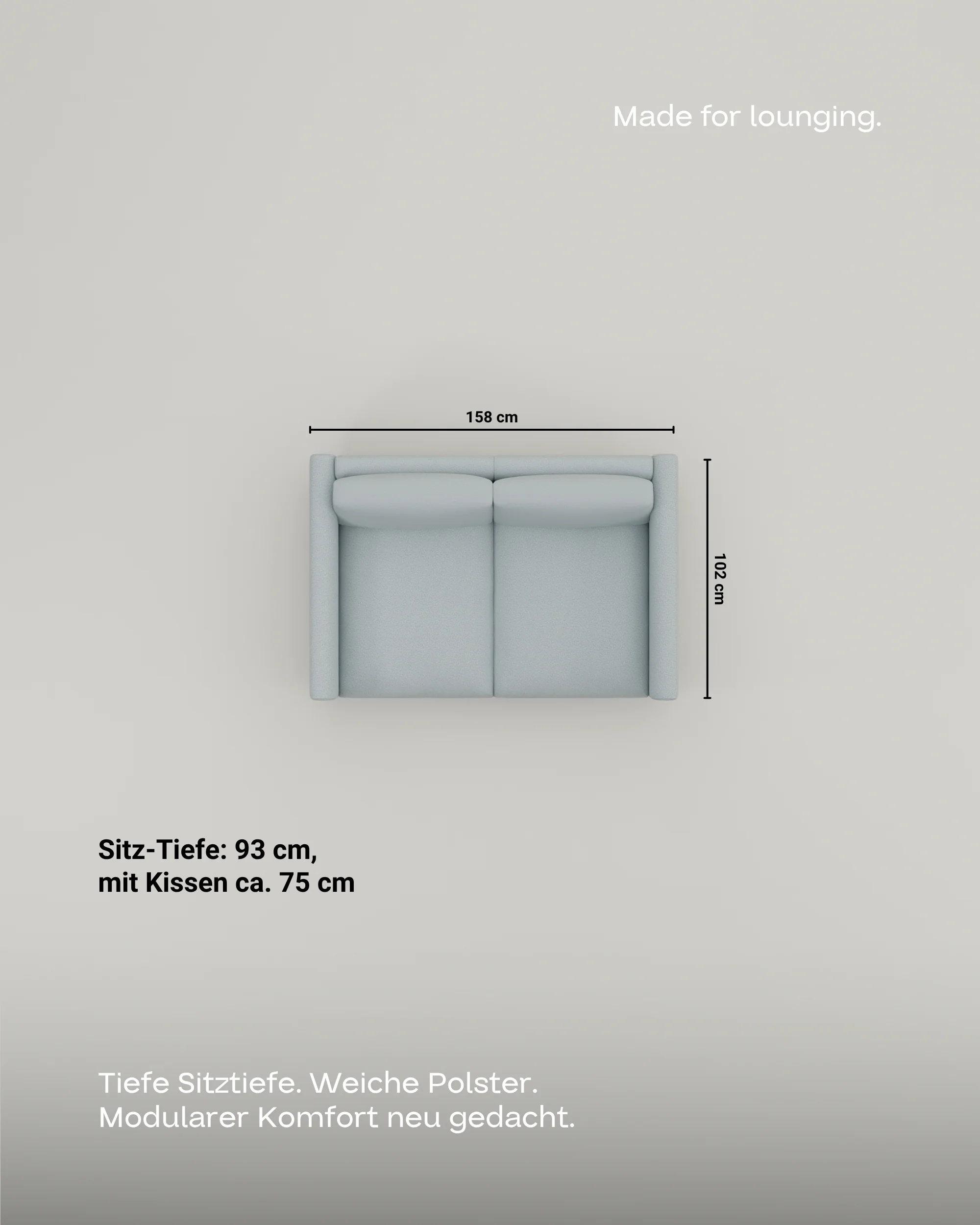 Modulares Sofa Aera 2-Sitzer - Image 10