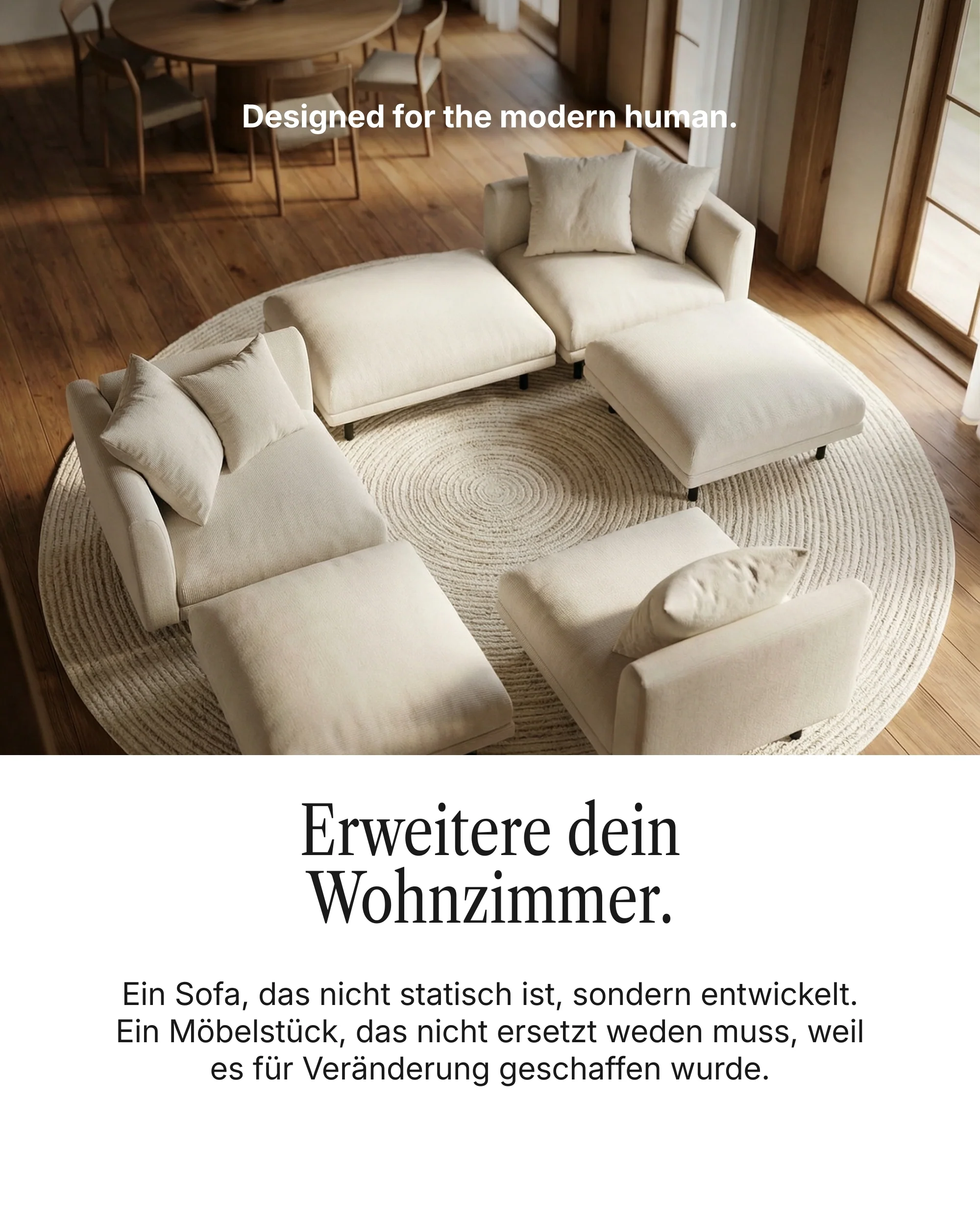Modulares Sofa Aera 5-Sitzer mit Schlaffunktion - Image 7
