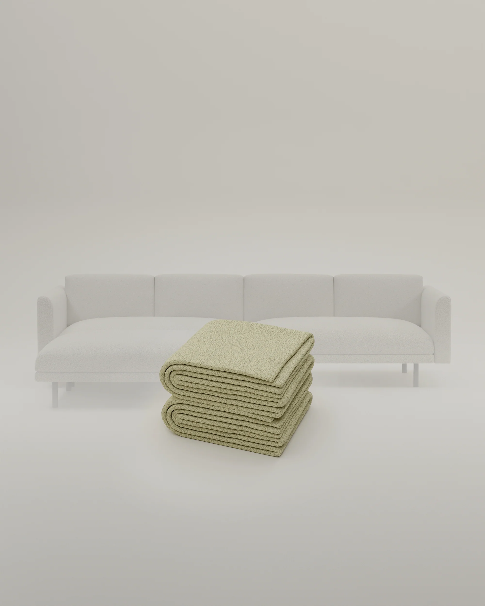 Stoffbezug - Modulares Sofa Aera 3-Sitzer mit Hocker und mit Schlaffunktion - Image 28