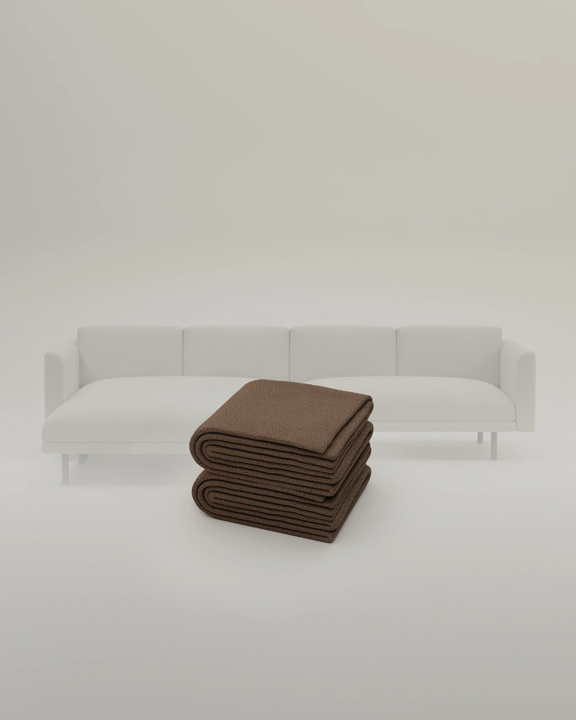 Stoffbezug - Modulares Sofa Aera 3-Sitzer mit Hocker und mit Schlaffunktion - Image 36