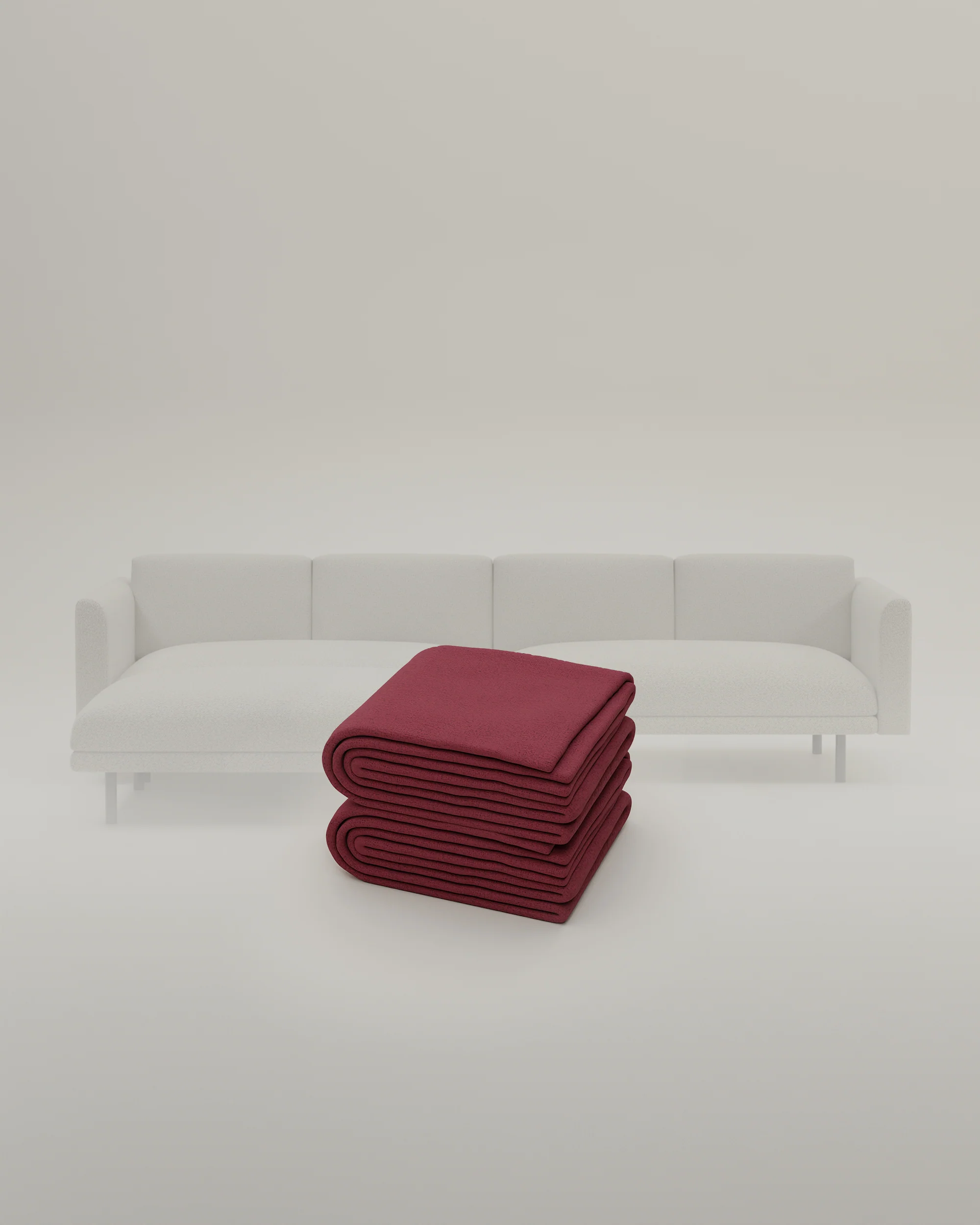 Stoffbezug - Modulares Sofa Aera 3-Sitzer mit Hocker und mit Schlaffunktion - Image 39