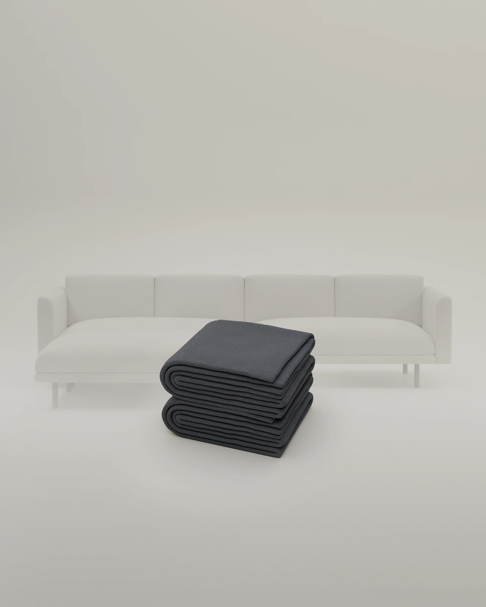 Stoffbezug - Modulares Sofa Aera 3-Sitzer mit Hocker und mit Schlaffunktion - Image 40