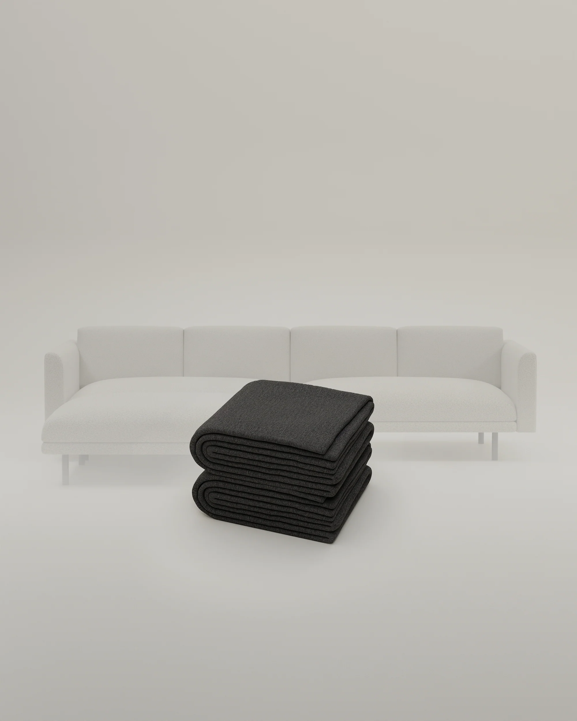 Stoffbezug - Modulares Sofa Aera 3-Sitzer mit Hocker und mit Schlaffunktion - Image 53