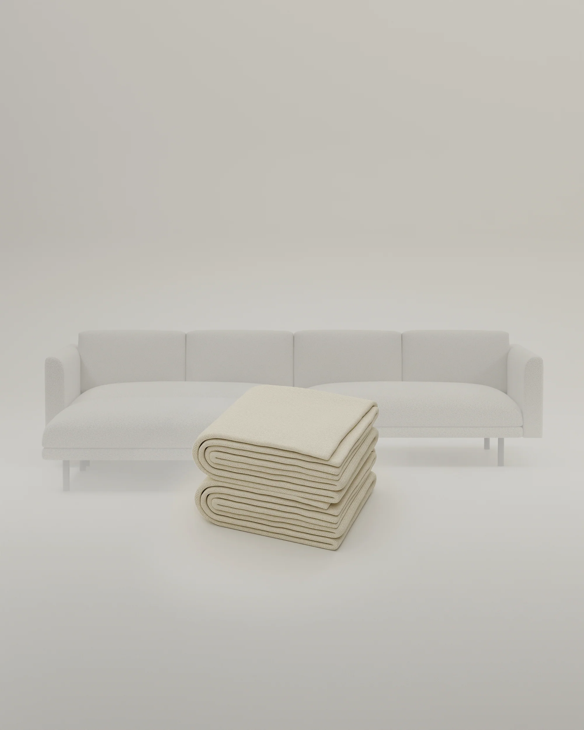 Stoffbezug - Modulares Sofa Aera 3-Sitzer mit Hocker und mit Schlaffunktion - Image 59