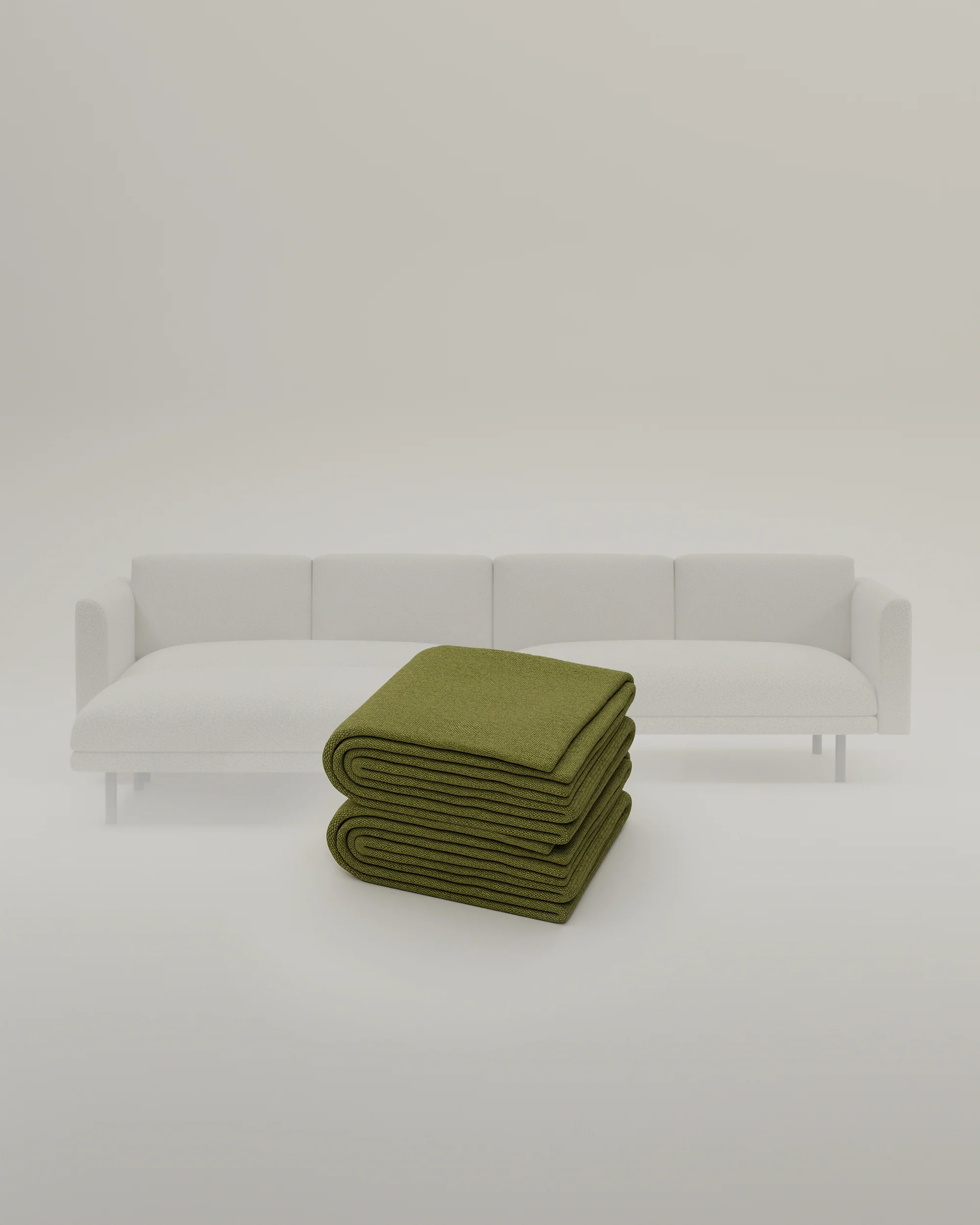 Stoffbezug - Modulares Sofa Aera 3-Sitzer mit Hocker und mit Schlaffunktion - Image 60