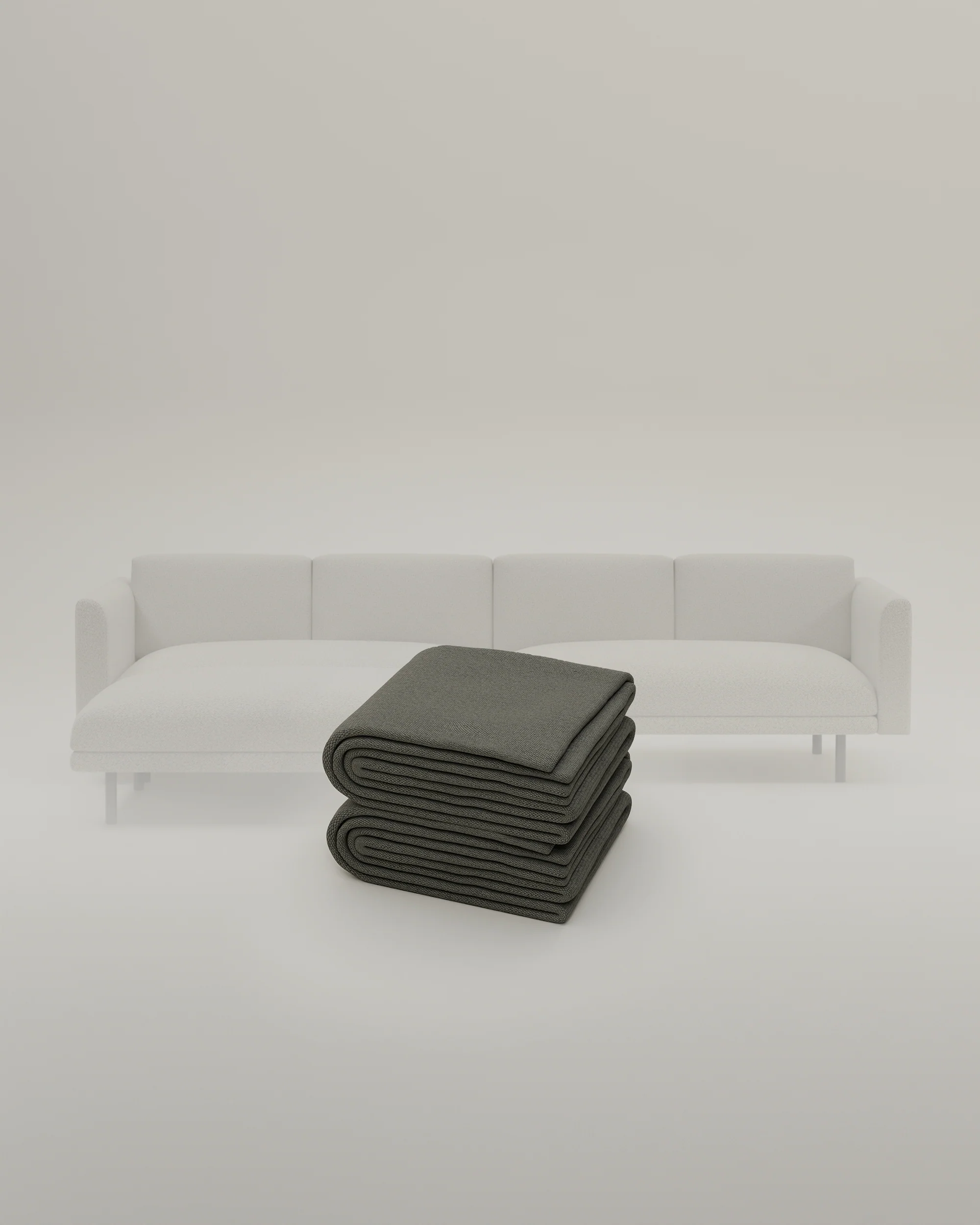 Stoffbezug - Modulares Sofa Aera 3-Sitzer mit Hocker und mit Schlaffunktion - Image 64