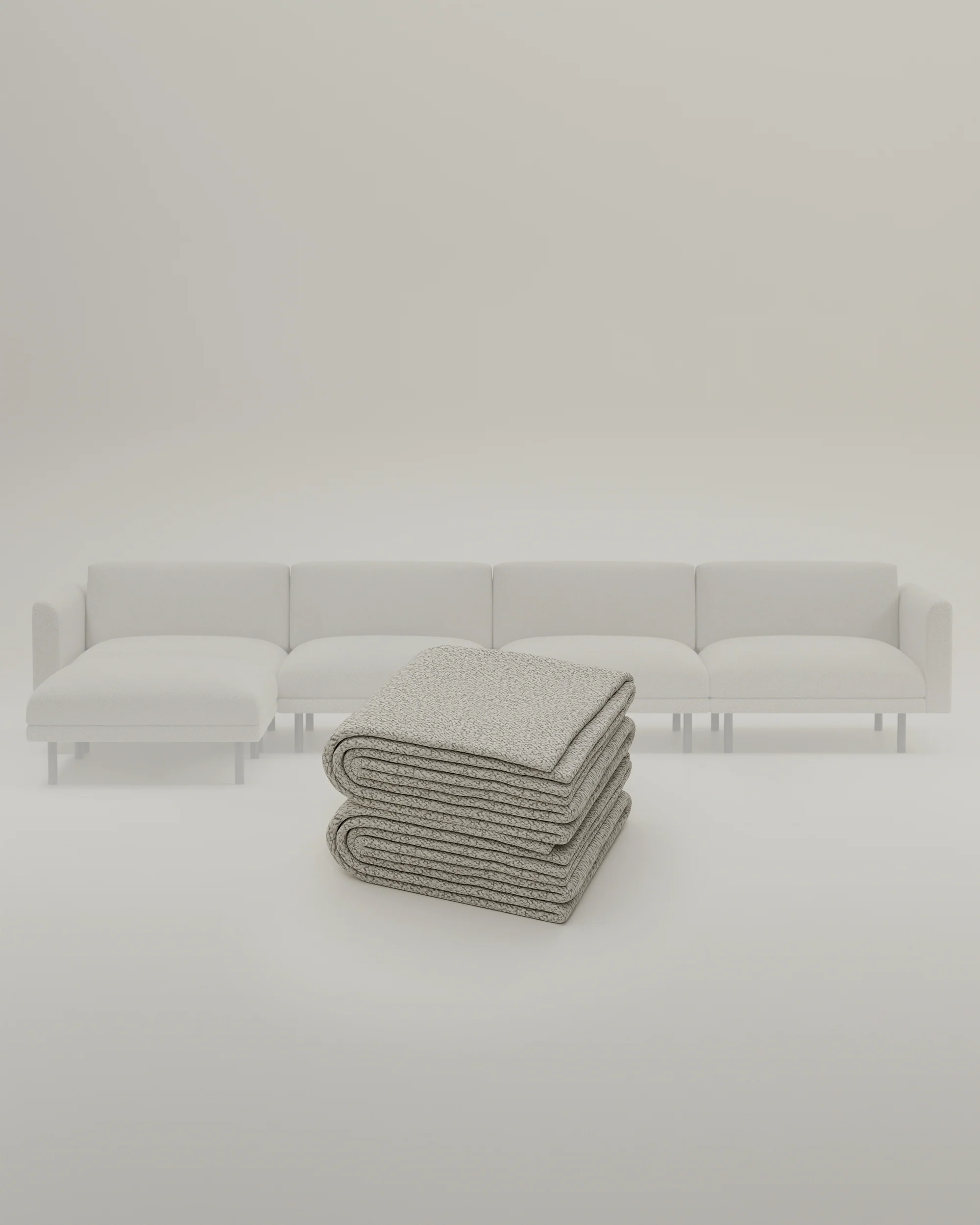 Stoffbezug - Modulares Sofa Aera 5-Sitzer mit Schlaffunktion - Image 24