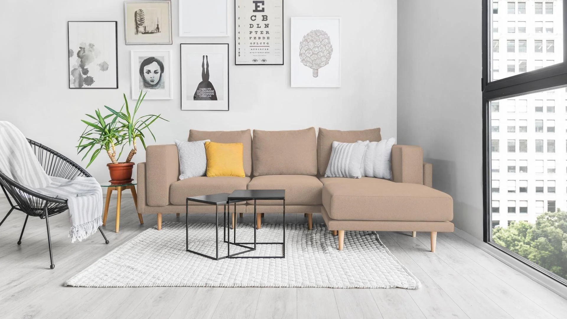 Stoffbezug - Modulares Sofa Donna mit Schlaffunktion - Stoff Nova - Image 9