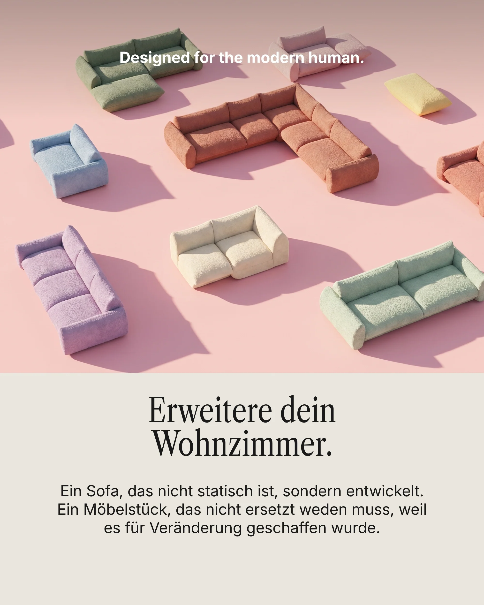 Modulares Sofa Luma L 4-Sitzer mit Schlaffunktion - Image 7