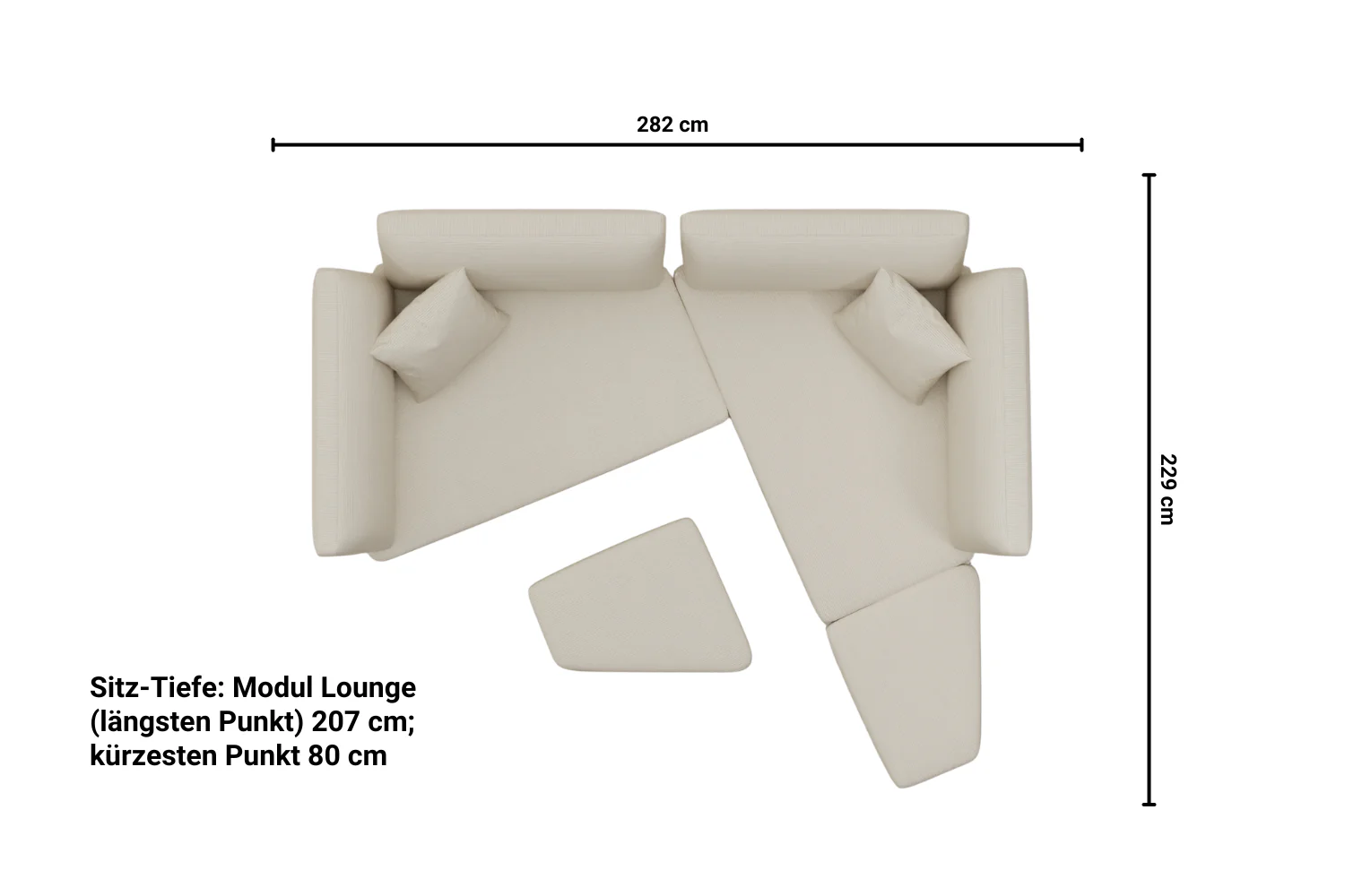 Modulares Sofa Mike mit Schlaffunktion - Image 8