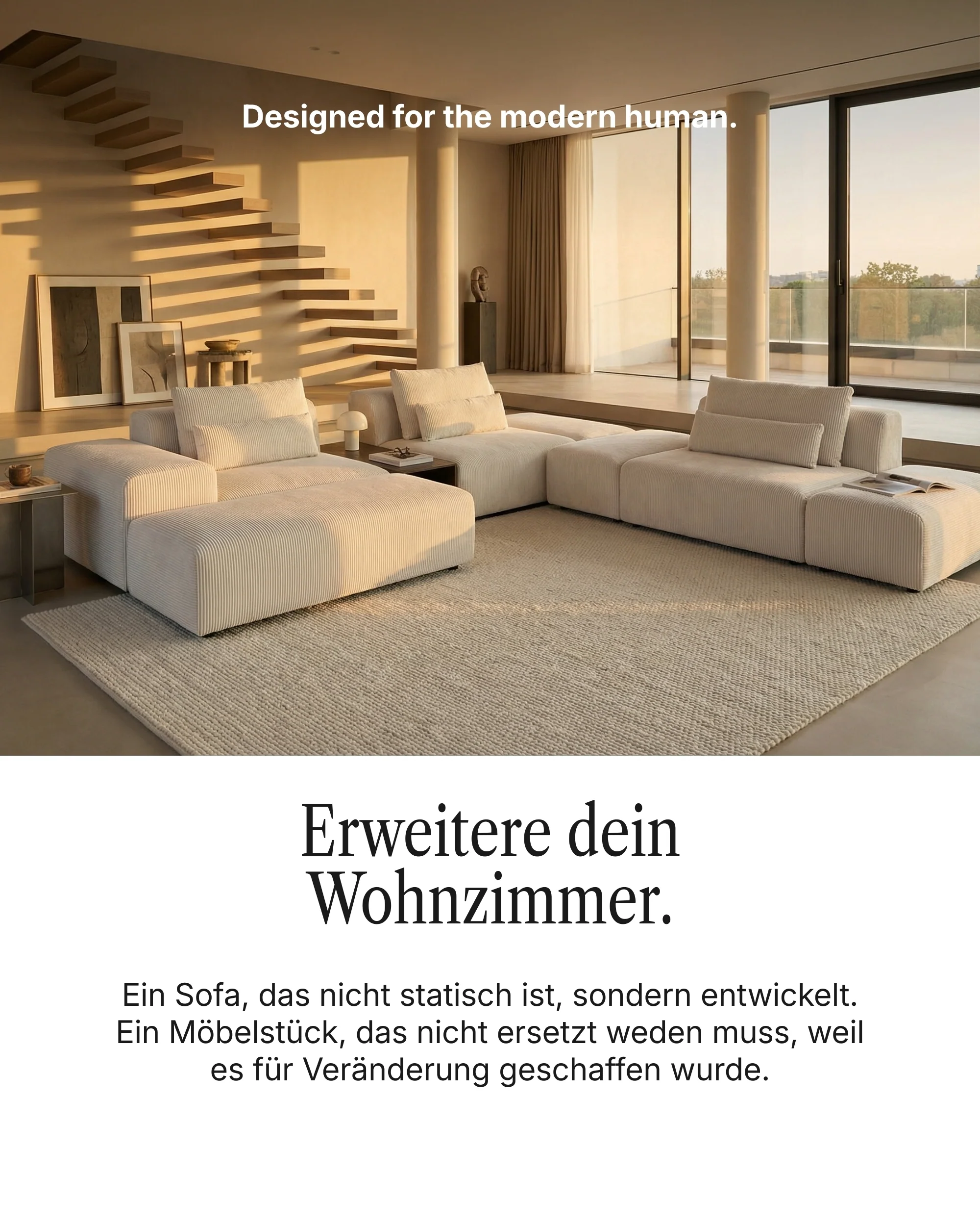 Modulares Sofa Nina 2-Sitzer mit Schlaffunktion - Image 7