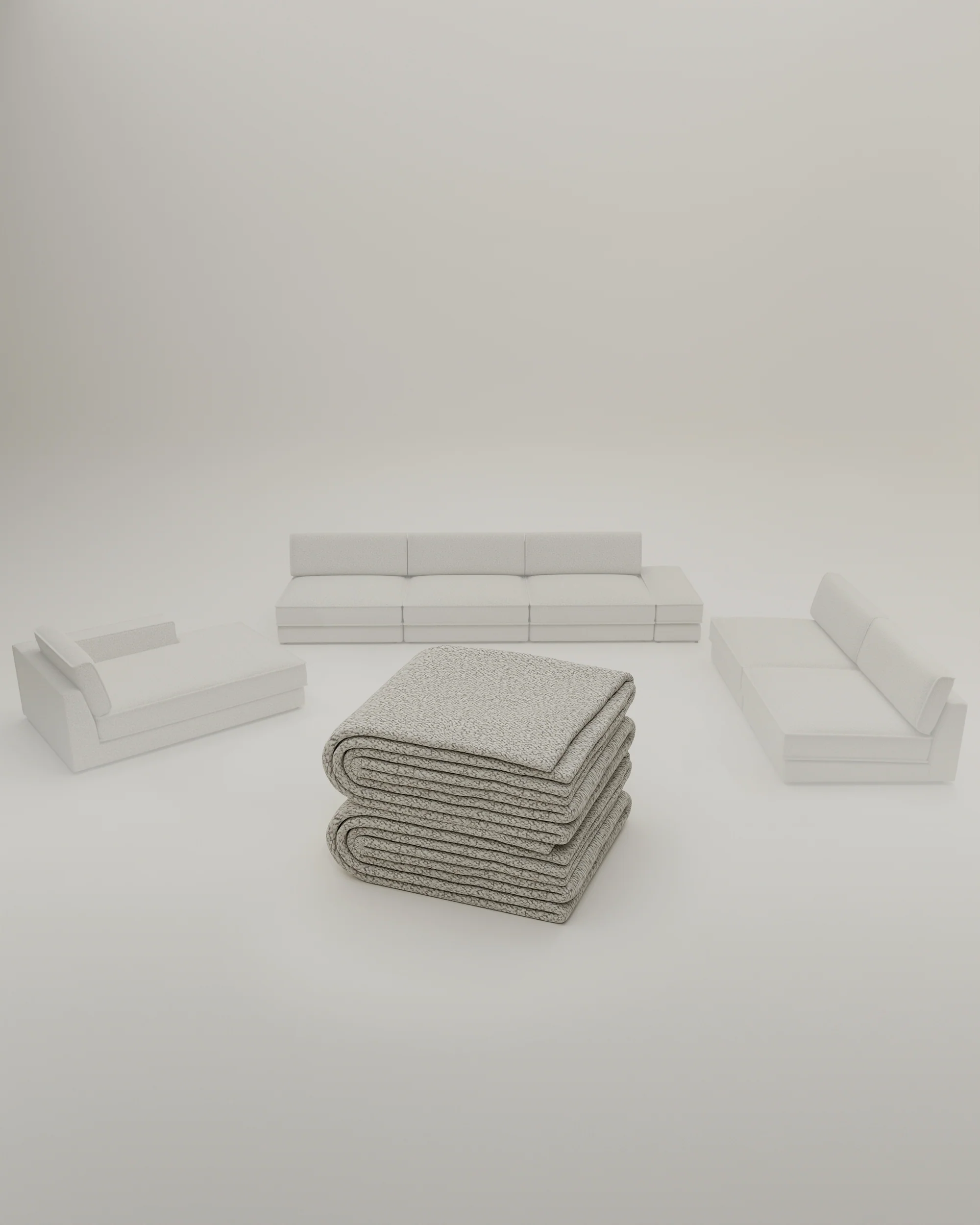 Stoffbezug - Modulares Sofa Terra U-Form / Wohnlandschaft mit Schlaffunktion - Image 11