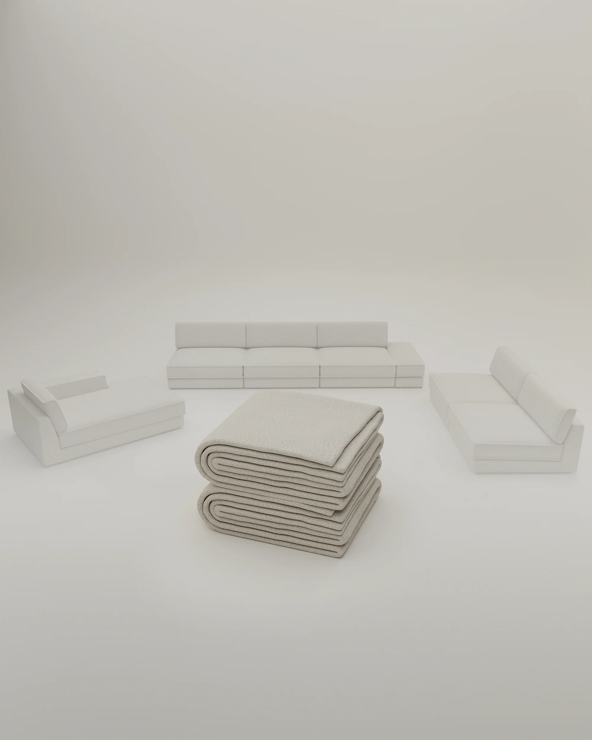 Stoffbezug - Modulares Sofa Terra U-Form / Wohnlandschaft mit Schlaffunktion - Image 12