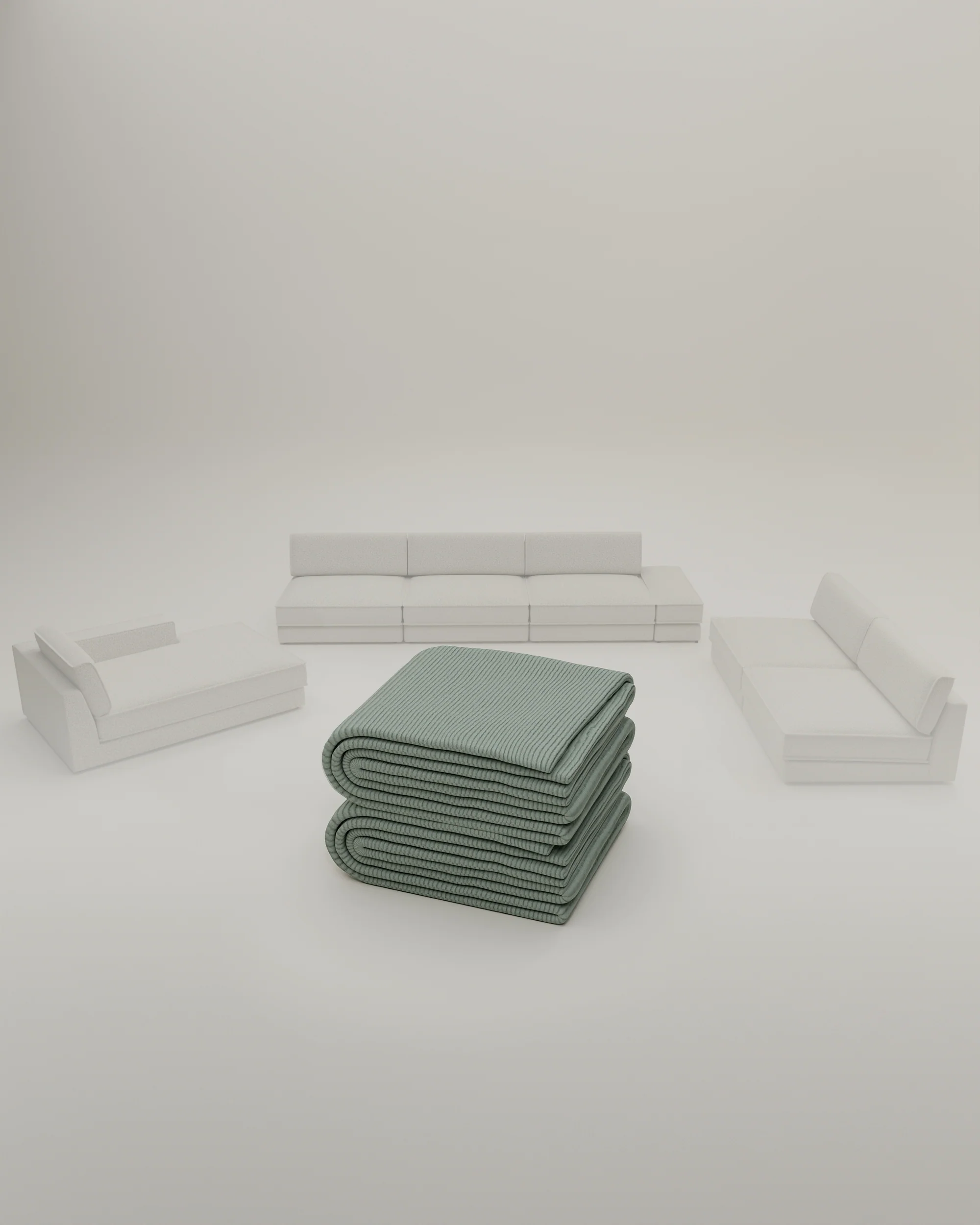 Stoffbezug - Modulares Sofa Terra U-Form / Wohnlandschaft mit Schlaffunktion - Image 26