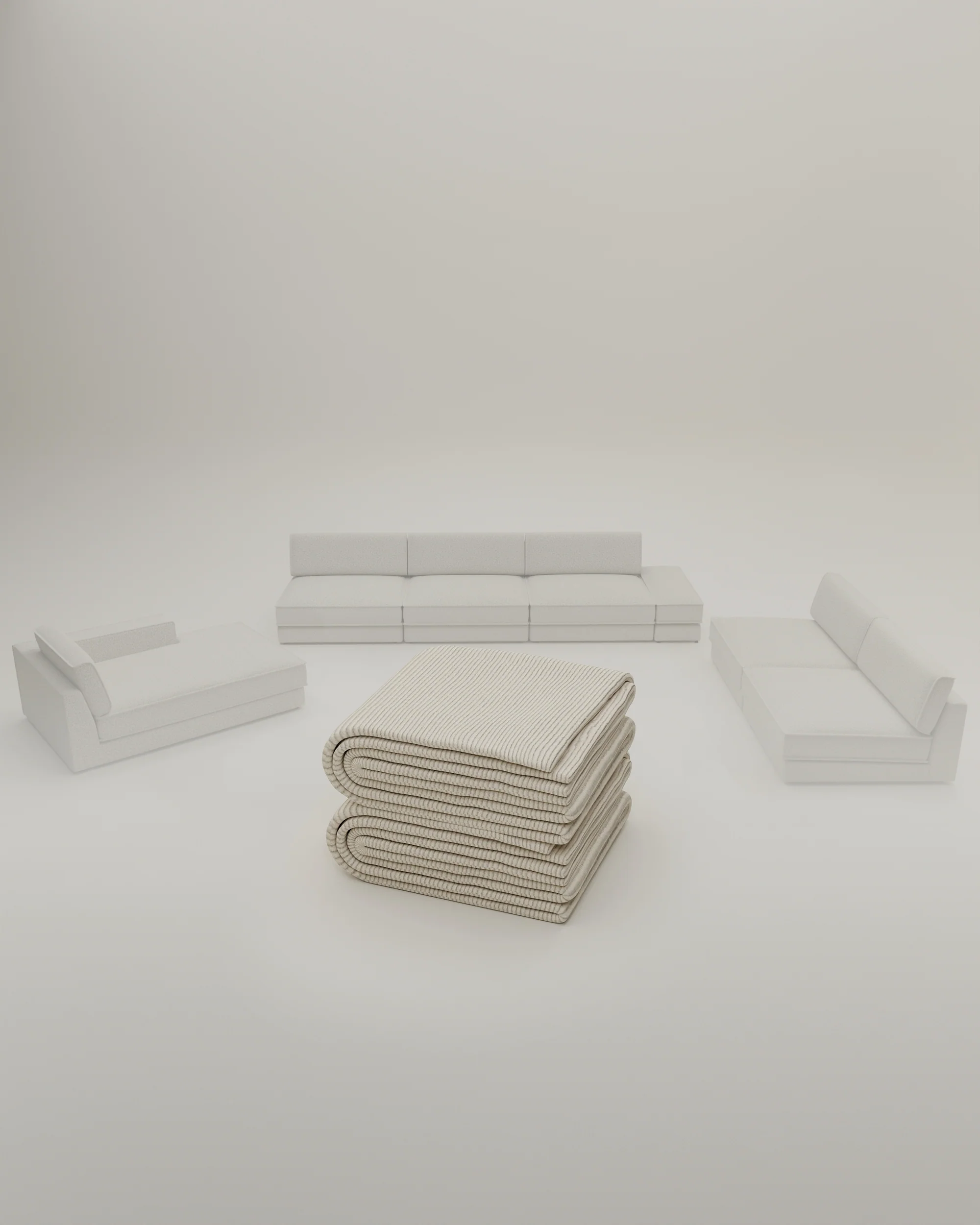 Stoffbezug - Modulares Sofa Terra U-Form / Wohnlandschaft mit Schlaffunktion - Image 27