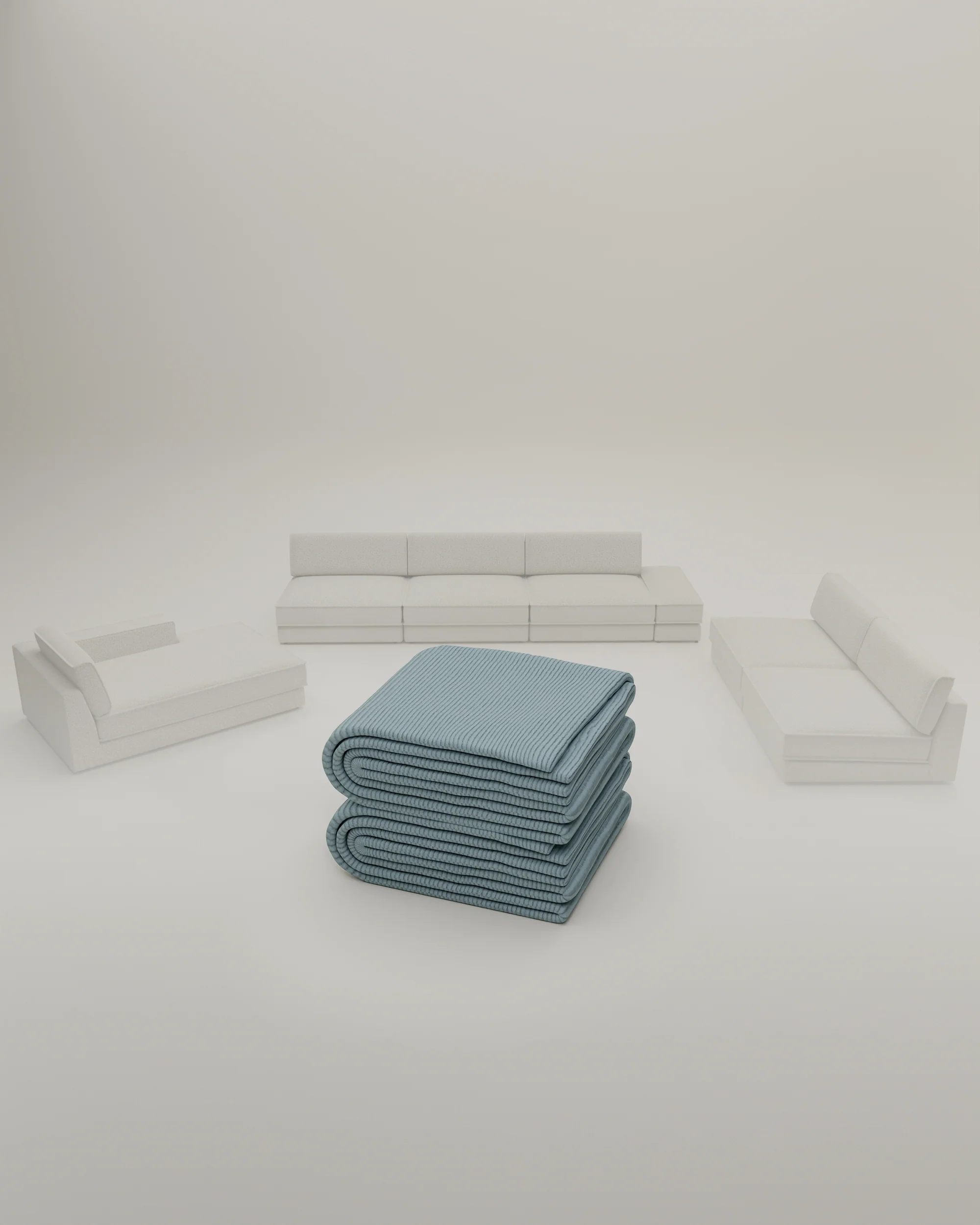 Stoffbezug - Modulares Sofa Terra U-Form / Wohnlandschaft mit Schlaffunktion - Image 29