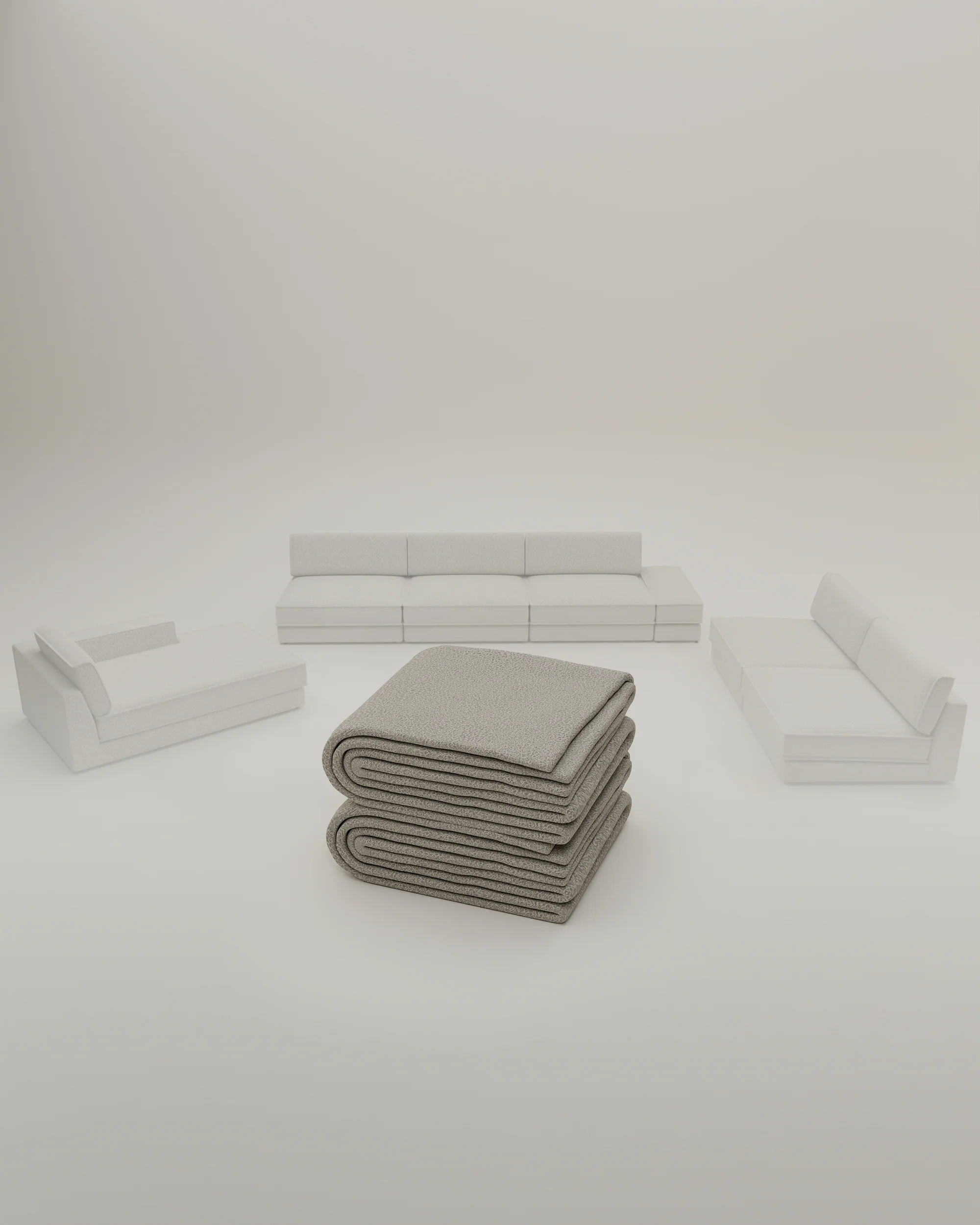 Stoffbezug - Modulares Sofa Terra U-Form / Wohnlandschaft mit Schlaffunktion - Image 38