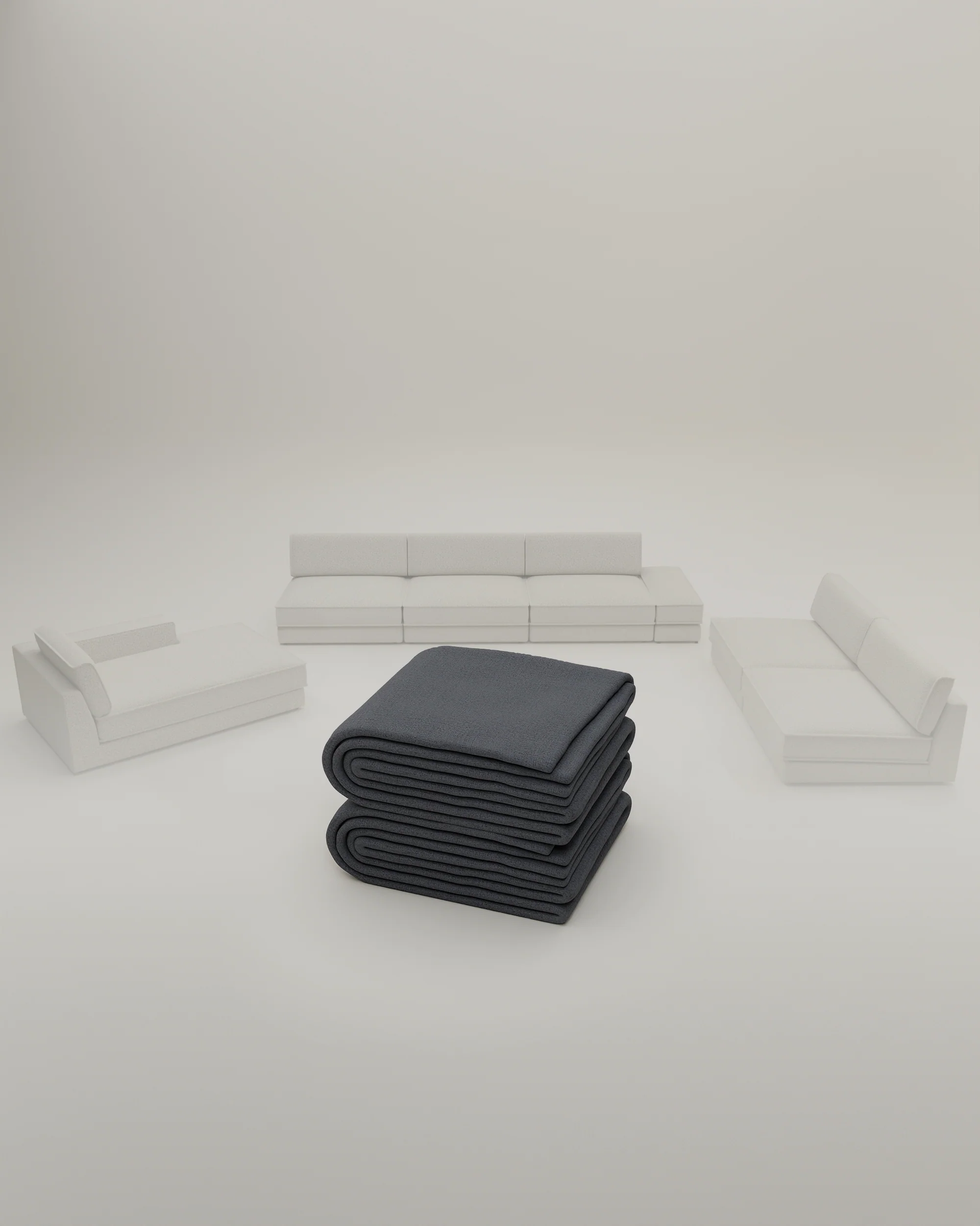 Stoffbezug - Modulares Sofa Terra U-Form / Wohnlandschaft mit Schlaffunktion - Image 45