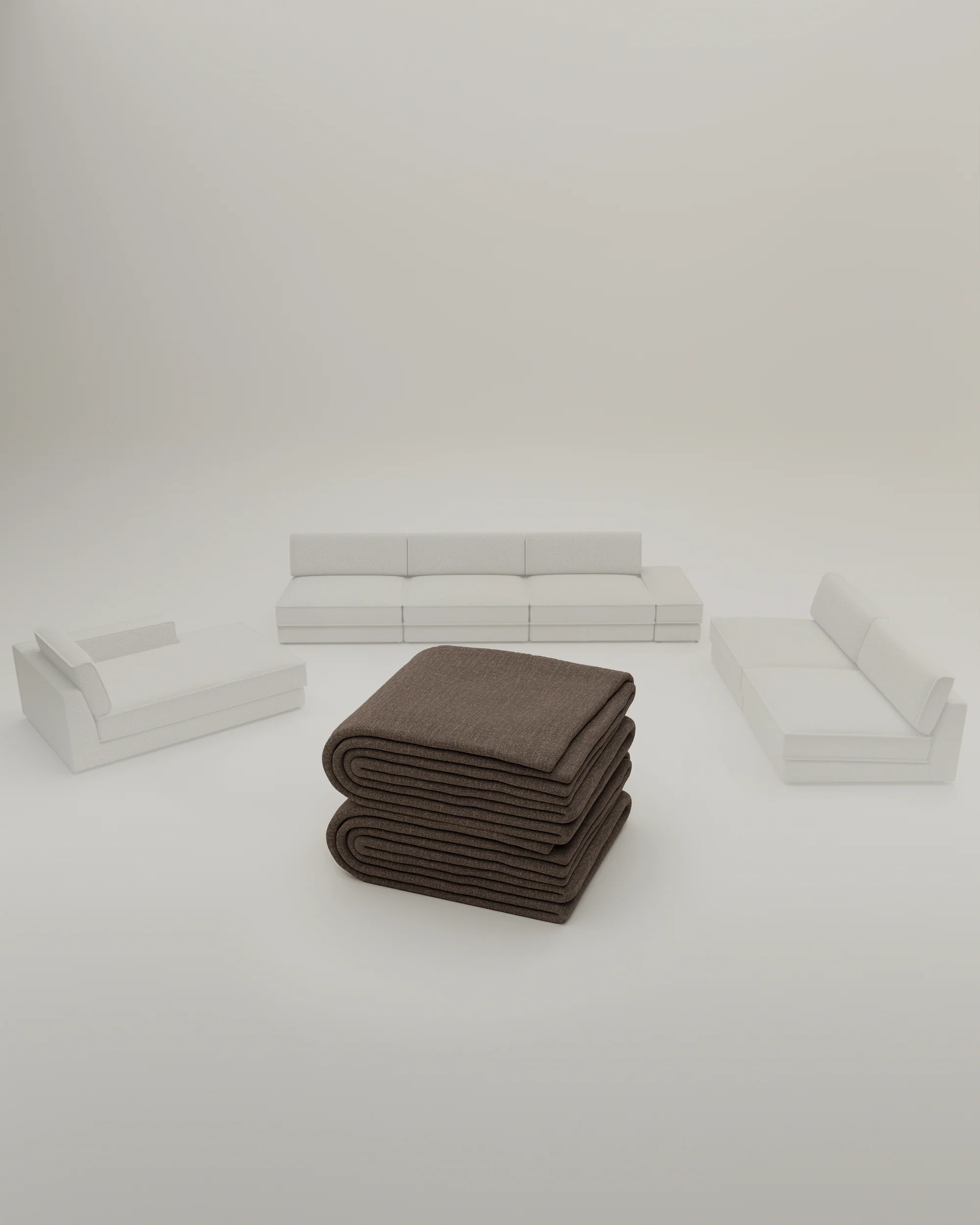 Stoffbezug - Modulares Sofa Terra U-Form / Wohnlandschaft mit Schlaffunktion - Image 46