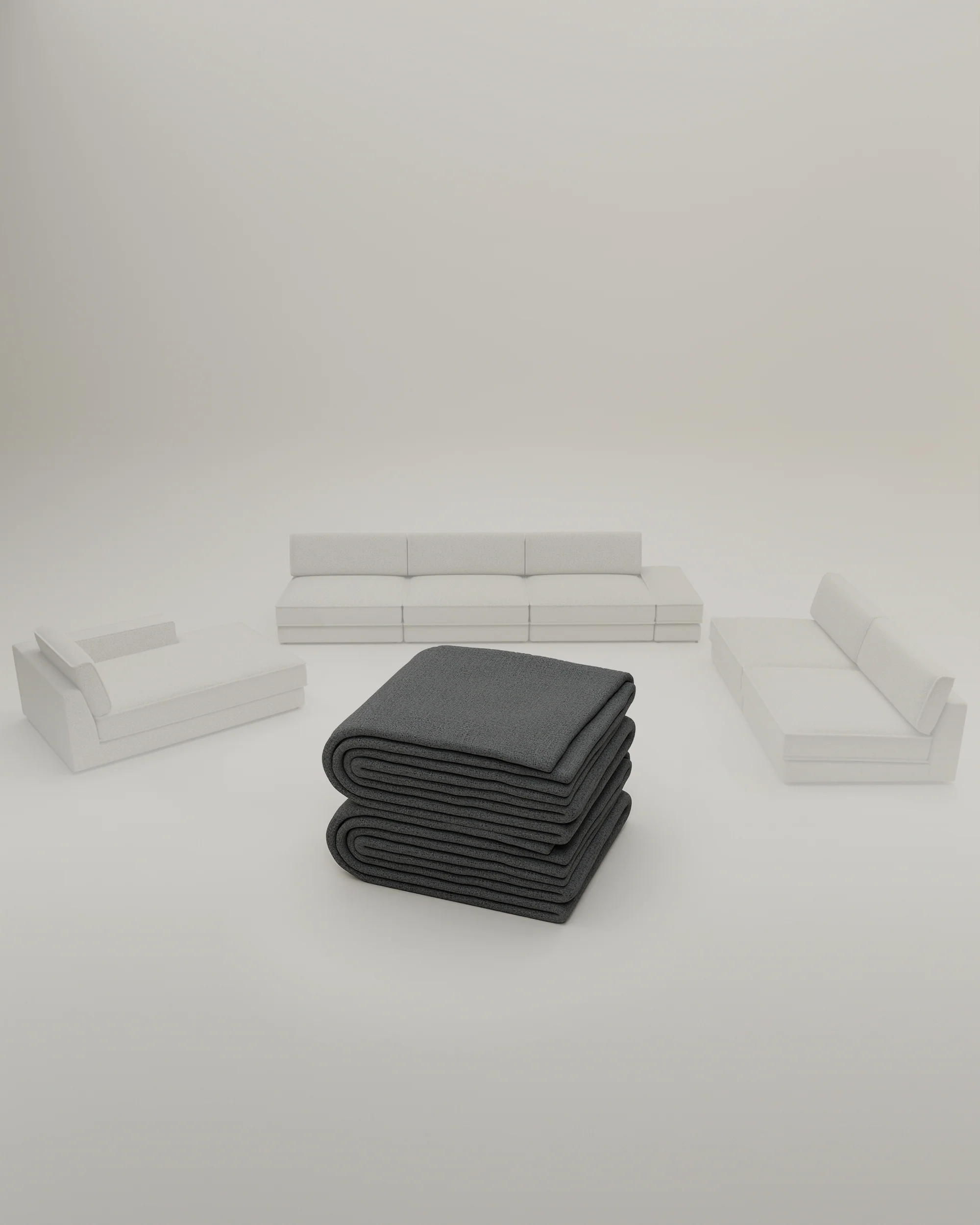 Stoffbezug - Modulares Sofa Terra U-Form / Wohnlandschaft mit Schlaffunktion - Image 50