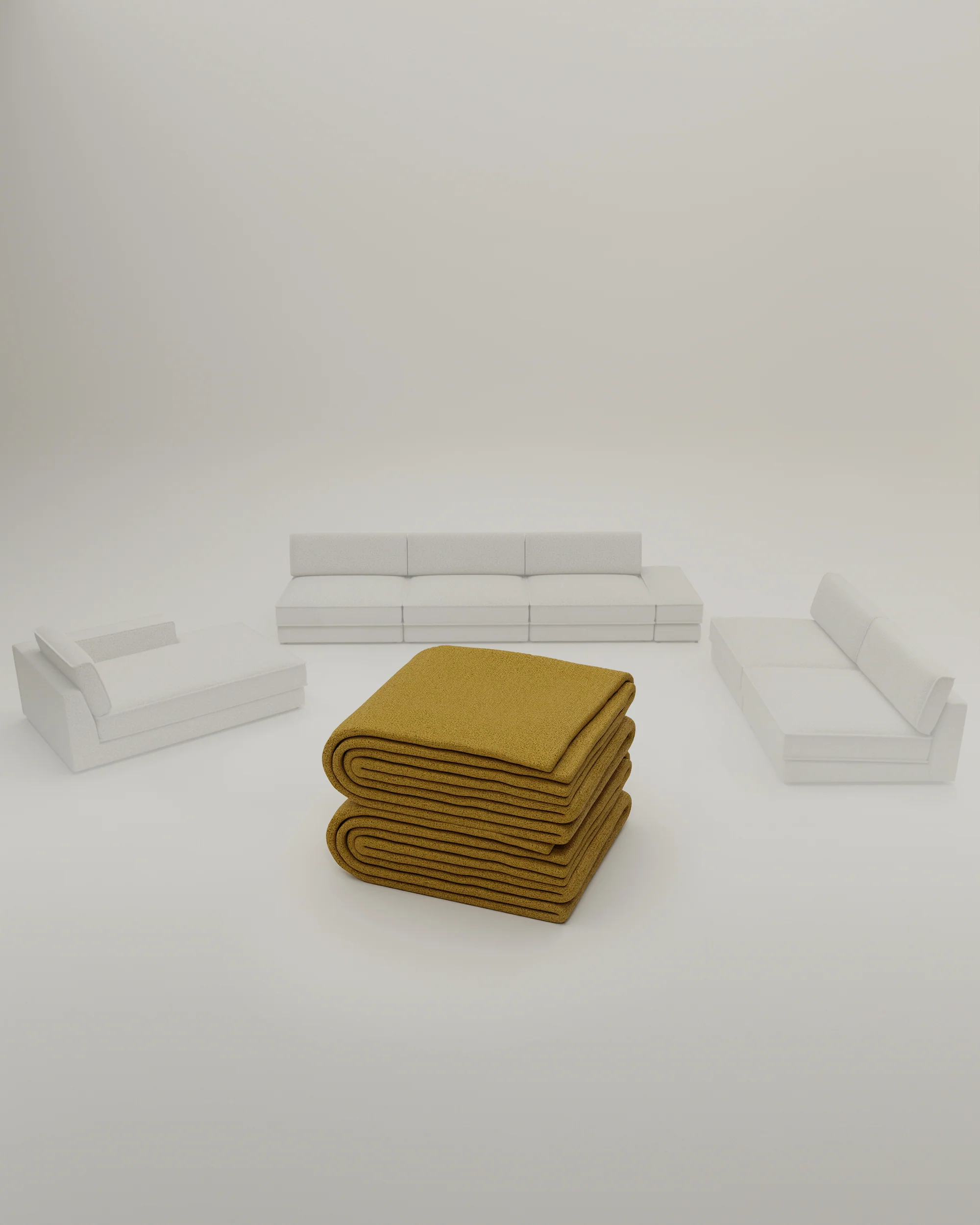 Stoffbezug - Modulares Sofa Terra U-Form / Wohnlandschaft mit Schlaffunktion - Image 51