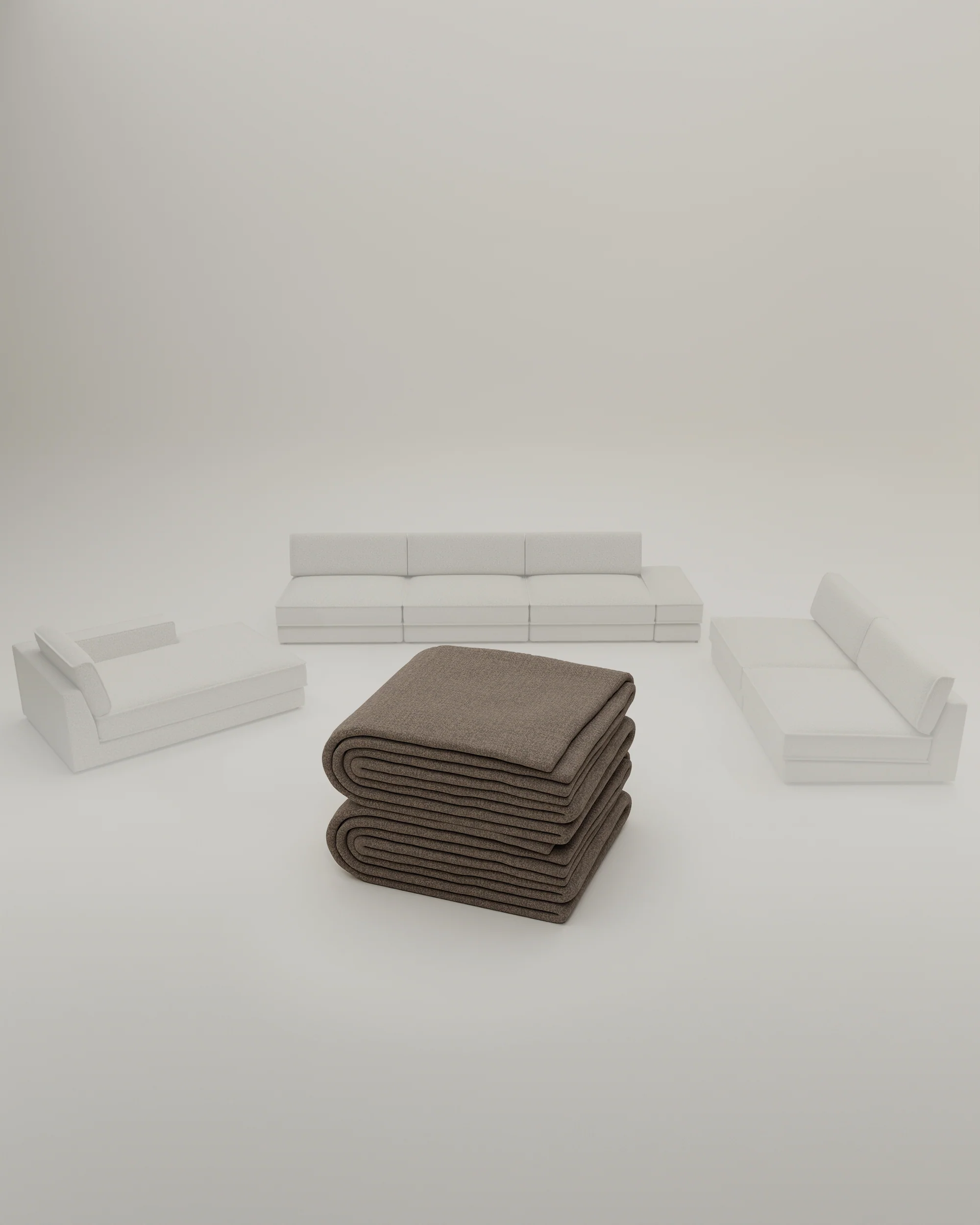 Stoffbezug - Modulares Sofa Terra U-Form / Wohnlandschaft mit Schlaffunktion - Image 54