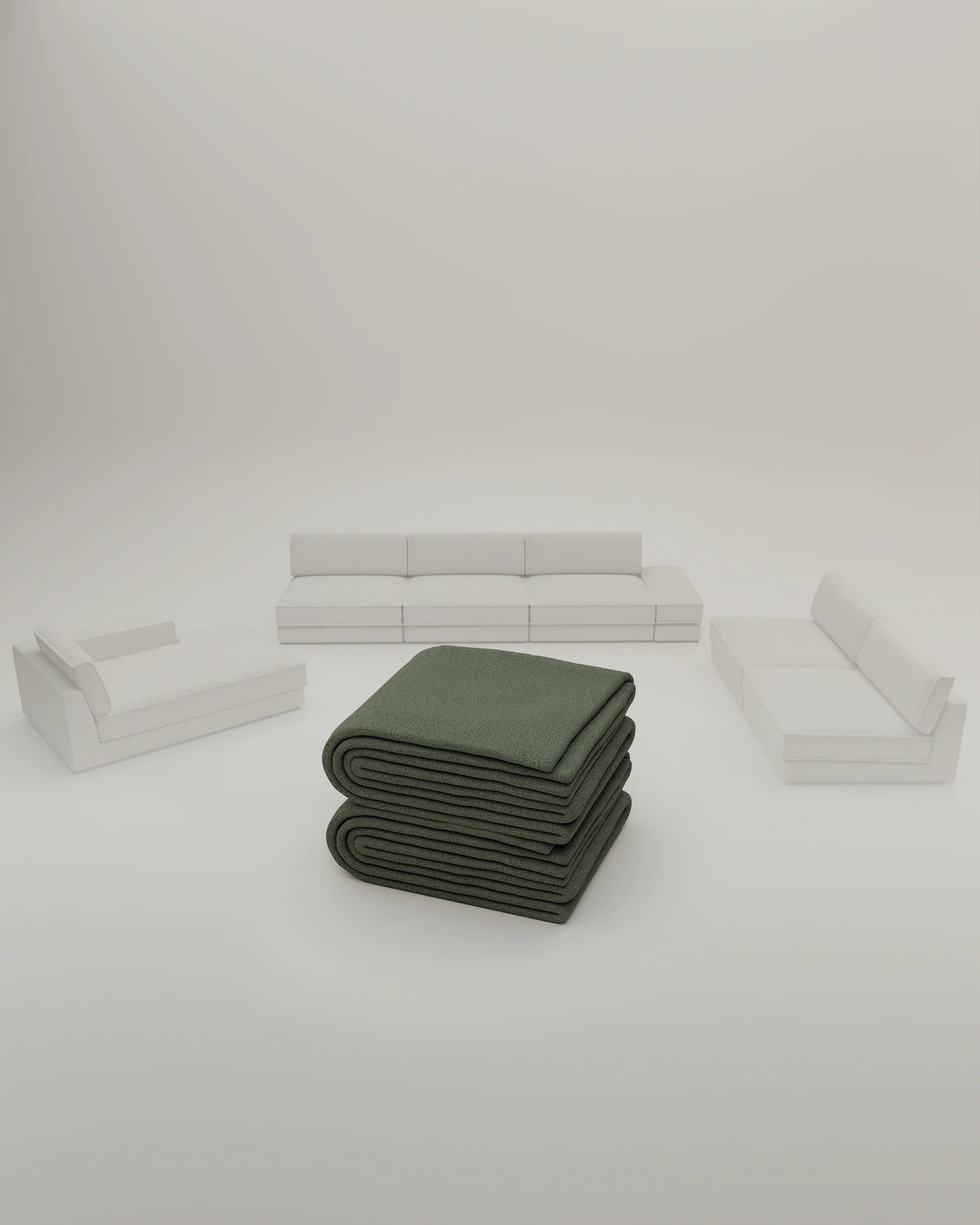 Stoffbezug - Modulares Sofa Terra U-Form / Wohnlandschaft mit Schlaffunktion - Image 56