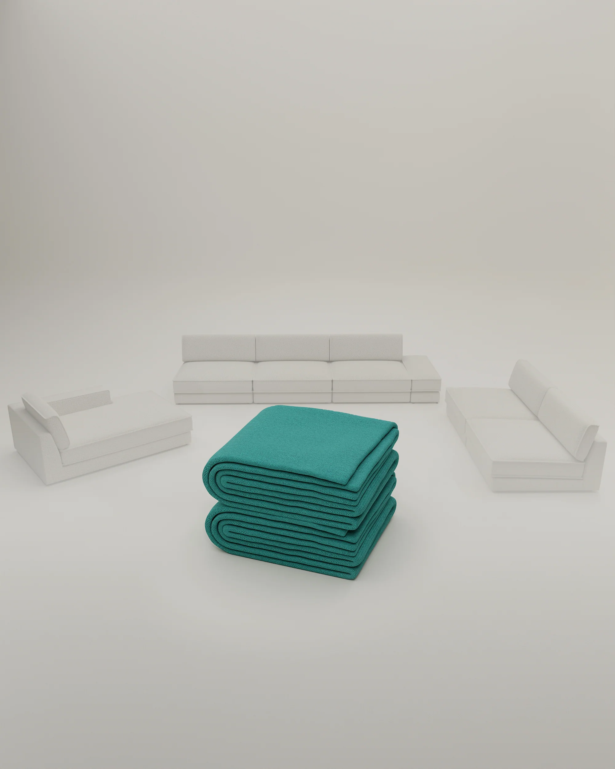 Stoffbezug - Modulares Sofa Terra U-Form / Wohnlandschaft mit Schlaffunktion - Image 57