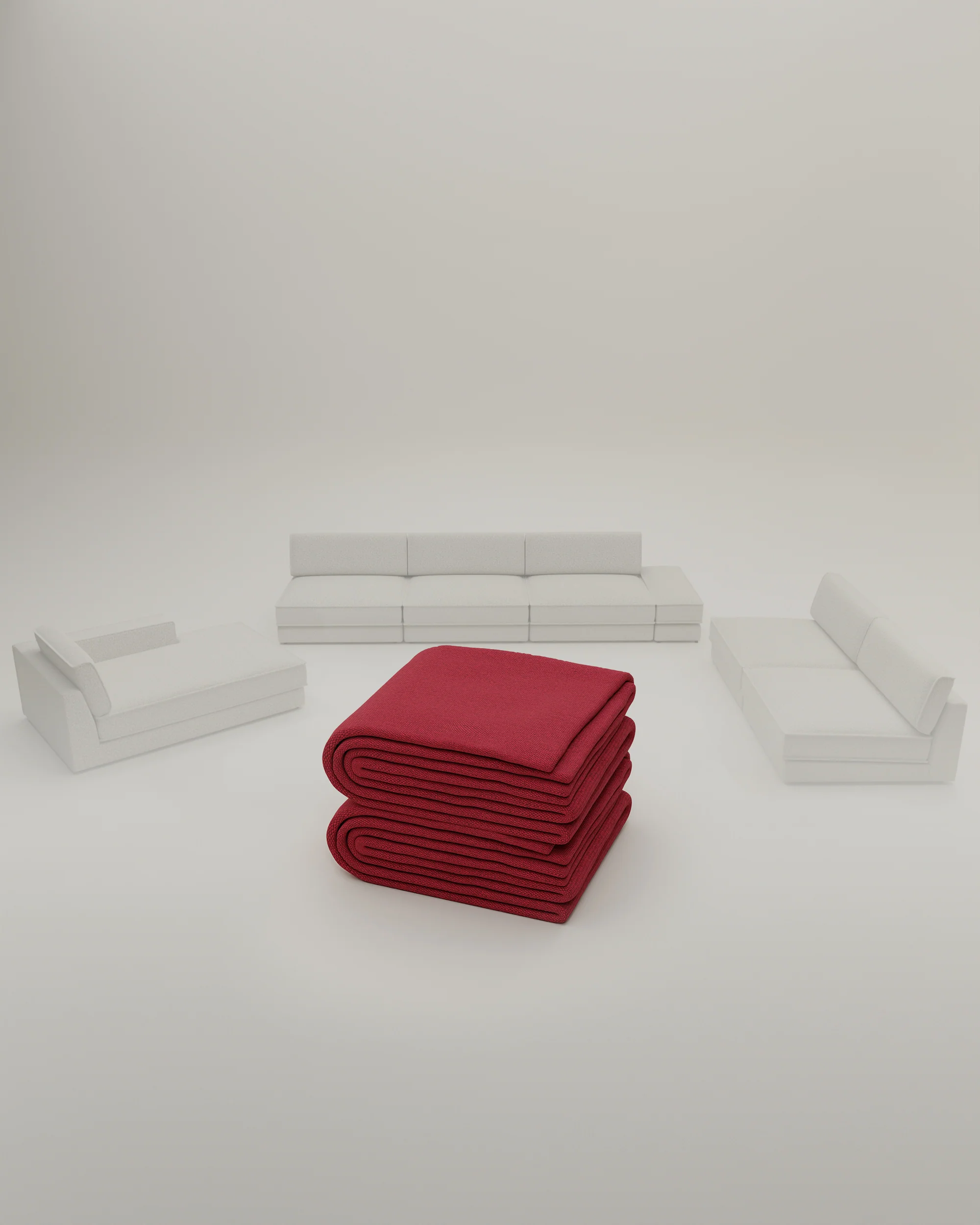 Stoffbezug - Modulares Sofa Terra U-Form / Wohnlandschaft mit Schlaffunktion - Image 65